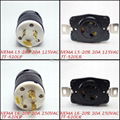 20A 125VAC Locking Plug