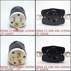 20A 125VAC Locking Plug