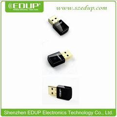 EDUP EP-N1557 300Mbps迷你USB无线网卡芯片Realtek8192cu