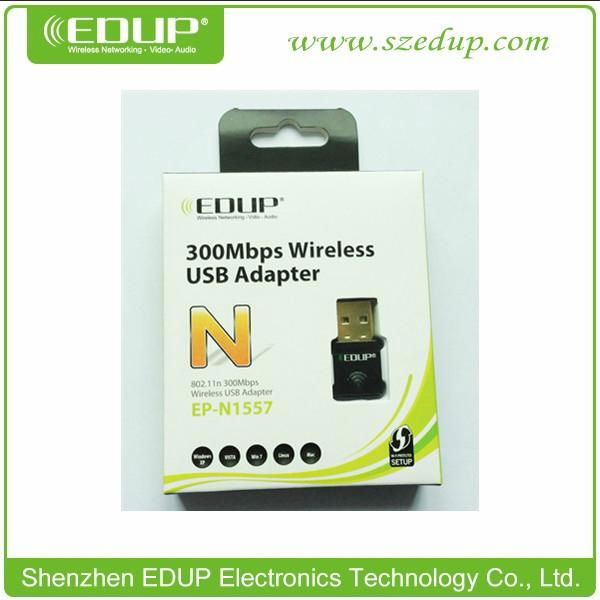 EDUP EP-N1557 300Mbps迷你USB无线网卡芯片Realtek8192cu 2