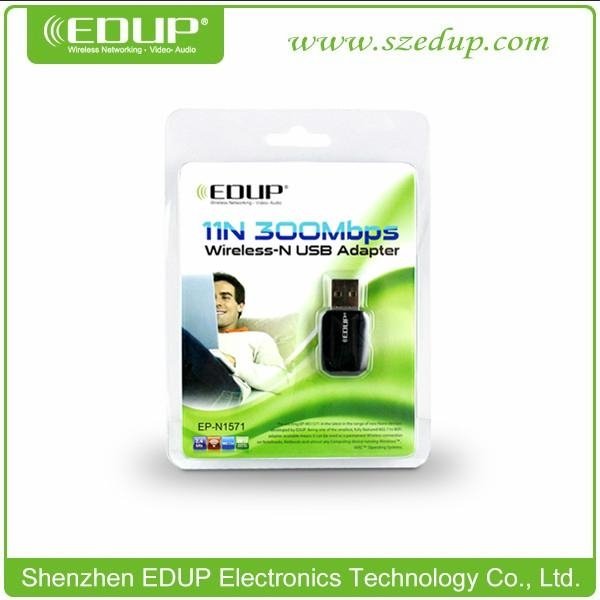 EDUP EP-N1571 300Mbps Mini Wifi Adapter with Chipset Realtek8192 4