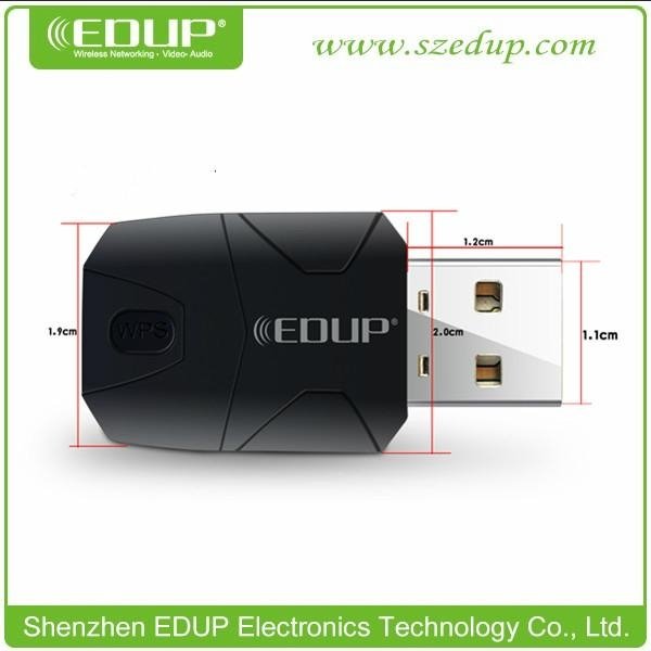 EDUP EP-N1571 300Mbps Mini Wifi Adapter with Chipset Realtek8192 5