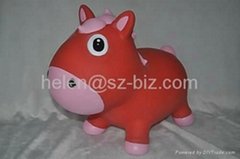 red horse inflatable toy