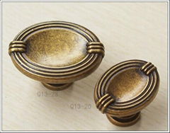 Q13 Antique copper European style door knobs