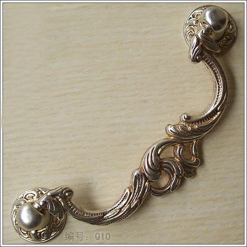 128MM Antique silver Europe style ambry handle antique drawer knob 1