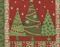 Printed cotton fabric for Christmas