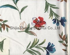 Linen cotton blended fabric