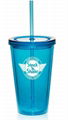 16 Oz. Glittery Double Wall AS Promotional Tumblers  3