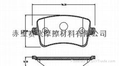 赛飞刹车片sd145