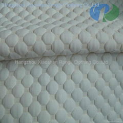 Sale knitted jacquard plaint mattress fabric 