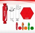 Coca-Cola Promotional Bottle Umbrella