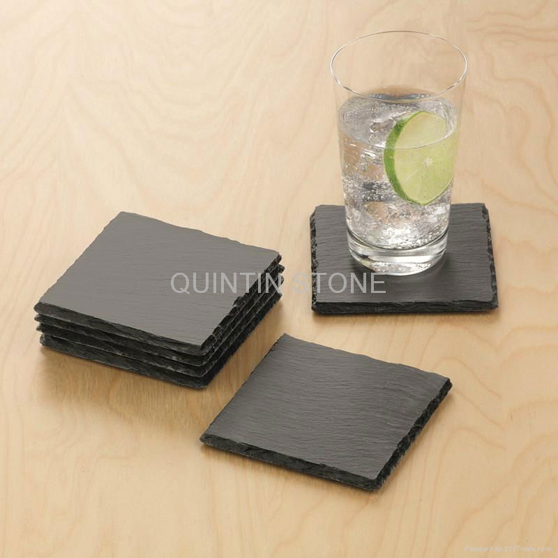 slate placemat and coaster