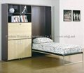 GS5003 wall bed set with foldable desk murphy bed hidden bed