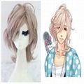 AsahinaLouis 35cm short taro clip on cosplay wig