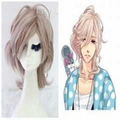 AsahinaLouis 35cm short taro clip on cosplay wig