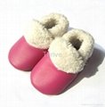 Baby winter leather infant toddler shoes 2