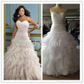 sweetheart beads plus size wedding gown