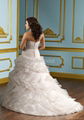 sweetheart beads plus size wedding gown hand ruffles 3