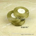 decorative double face gold metallic ribbon 2