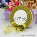 decorative double face gold metallic ribbon 4