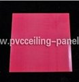 Pink decorative material pvc ceiling