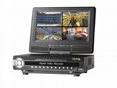 MINI DVR WITH 7 INCH LCD&VGA