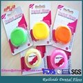 PTFE waxed circle shape dental floss with different flavour 5