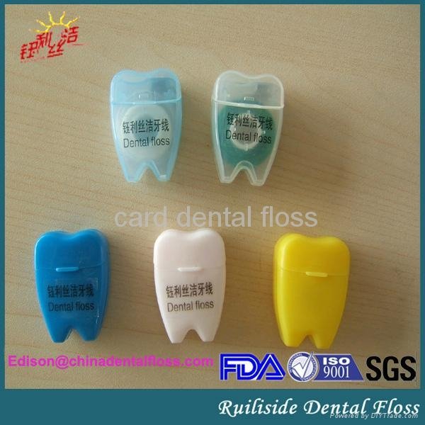 oral hygiene tool tooth shape dental floss