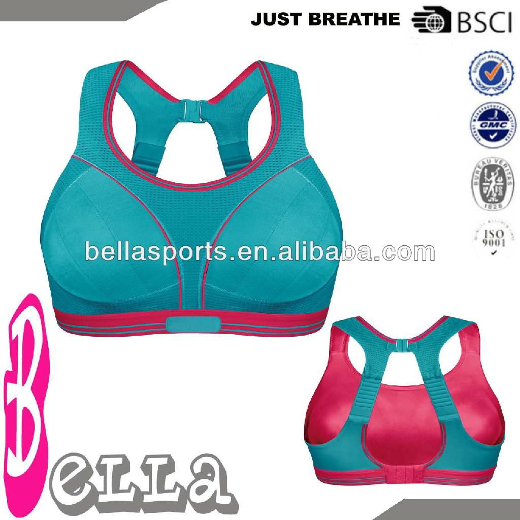 2014 active color ladies' sports bra yoga bra with sexy design