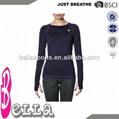 2014 newest oem blank running shirt with your own logo for women