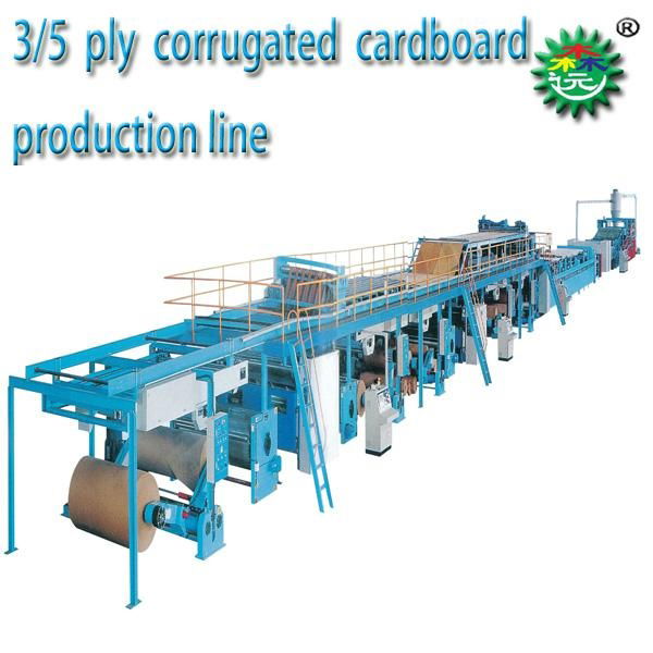 High Speed Corrugated Cardboard Production Line