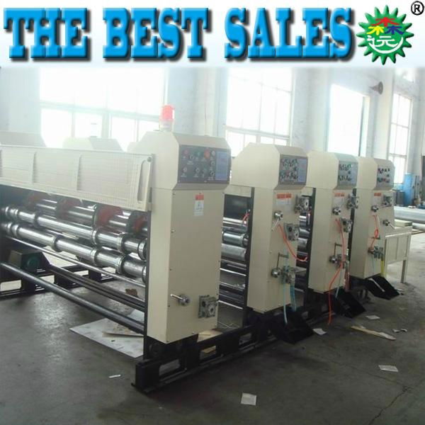 Fully automatic carton printer slotter die-cutter machine