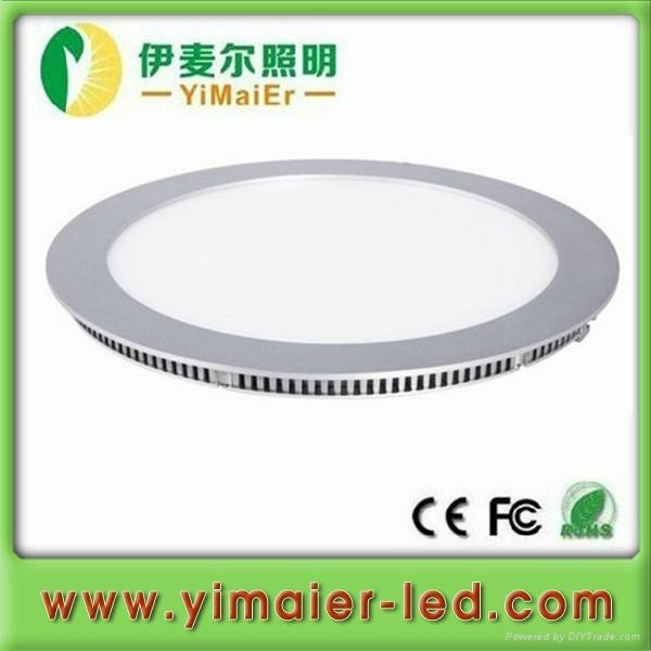 3w epistar round led panel light with ce rohs fcc 3 years warranty