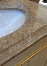 light emperador marble vanity top