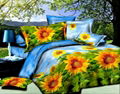 100% polyester microfiber bedding set rotary 4