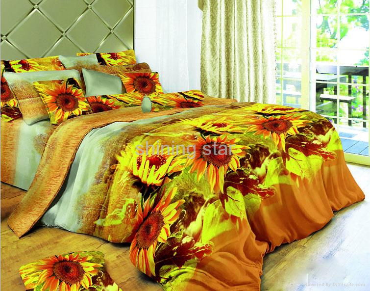 100% cotton bedding set rotary