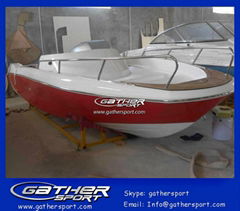 2014 HOT SALE 18FT CE CERTIFICATED  FACTORY FIBERGLASS SPORT BOAT