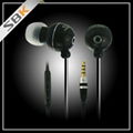 Super bass stereo in ear metal earphone