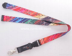 2014 hot sale polyester lanyard with custom logo