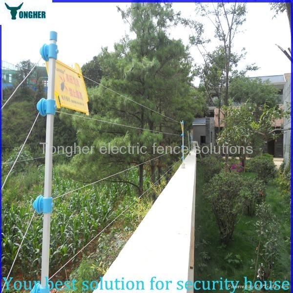 electric fence system for residential area,home security with GSM alarm 4