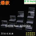 Hot selling support wholesale two layers acrylic display case for wallet 4