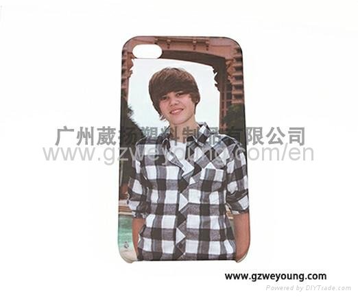 iphone 5/5s cell phone covers with printing and rubber finish 2