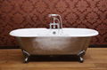 Free standing cast iron bathtub 2