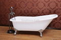 Cast iron bathtub