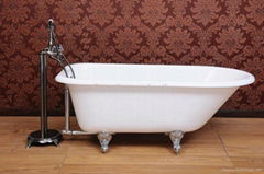 Roll top bathtub