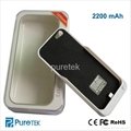 New rechargeable external Backup Battery case for iphone 5 5S  3