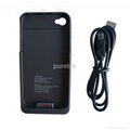 External battery charger for iPhone 4 4S,Backup external battery for cell phone 2