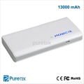 13000 mAh Multi Port USB Smart Portable Mobile Power Bank With Touch Pannel 