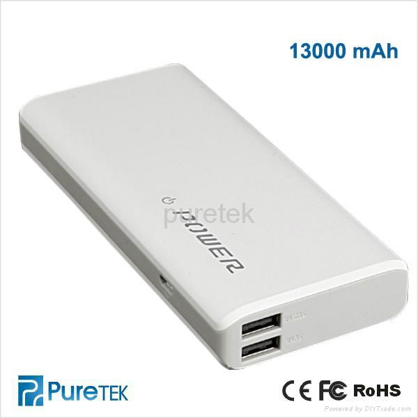 13000 mAh Multi Port USB Smart Portable Mobile Power Bank With Touch Pannel  2