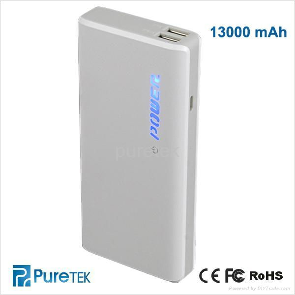 13000 mAh Multi Port USB Smart Portable Mobile Power Bank With Touch Pannel  4